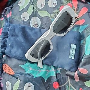 Prada 51 MM Rectangular Sunglasses